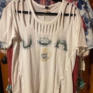 We The Free Cream Top